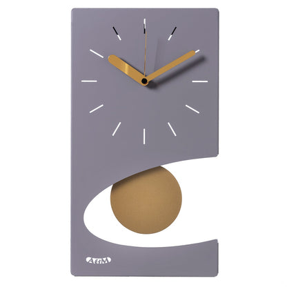 Arti & Mestieri - Horloge Murale Design Moderne À Pendule Eclipse