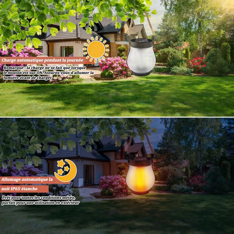 HaloFlamme – Lanterne Solaire à Effet Flamme