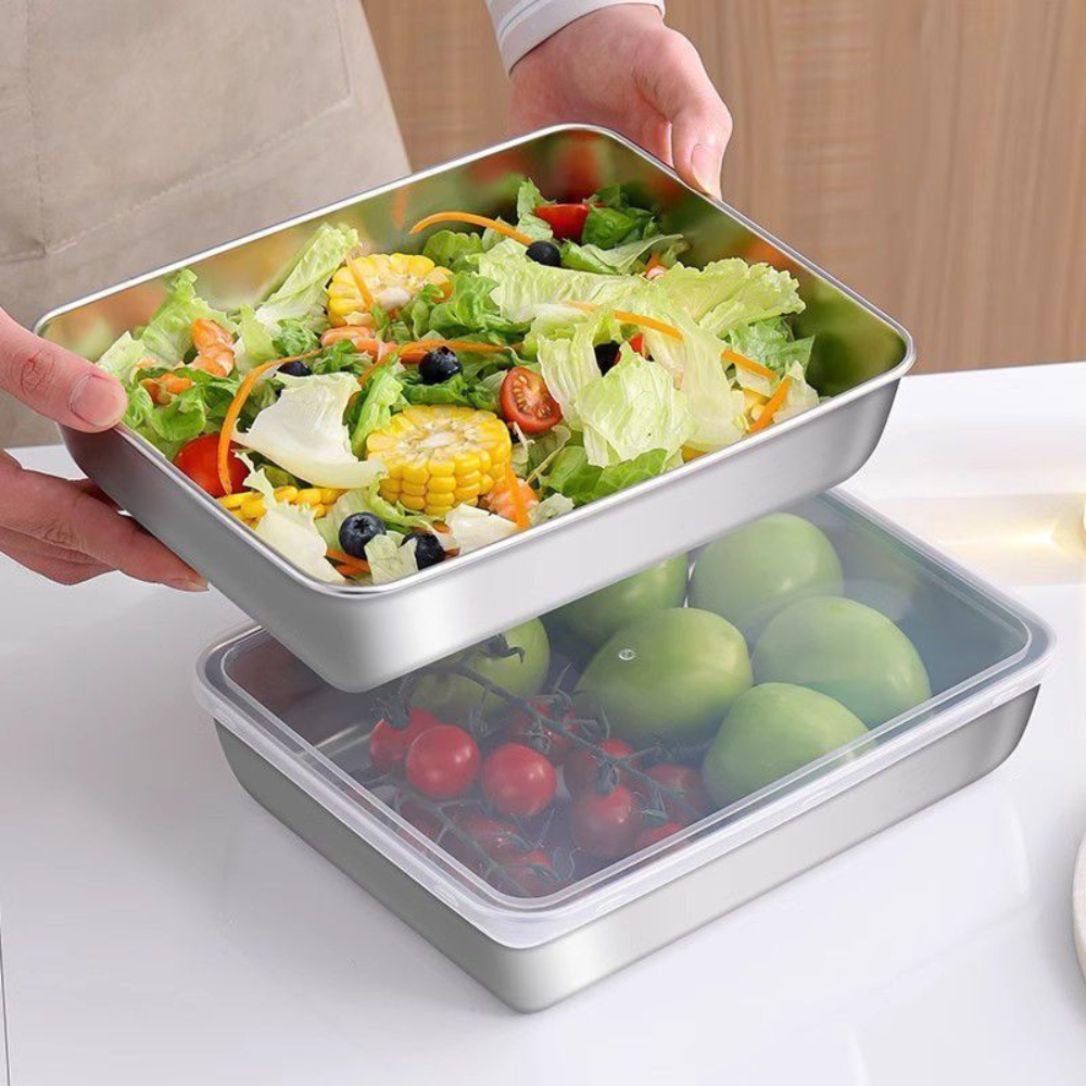ConservBox - boite en acier inoxydable antibactérien