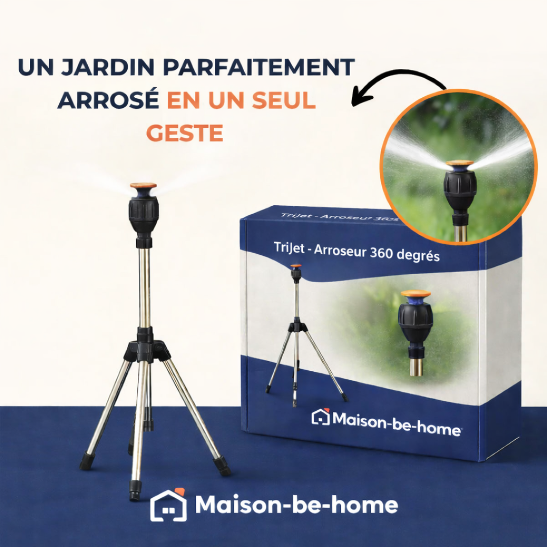 TriJet - Arroseur 360 degrés révolutionnaire