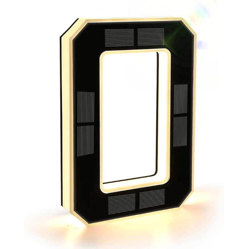Plaque d’Adresse Solaire LED – Numéro de Maison Extérieur